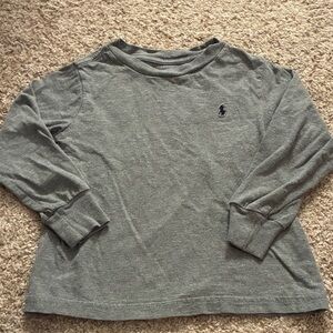 Polo by Ralph Lauren Kids Gray Long Sleeve Tee
